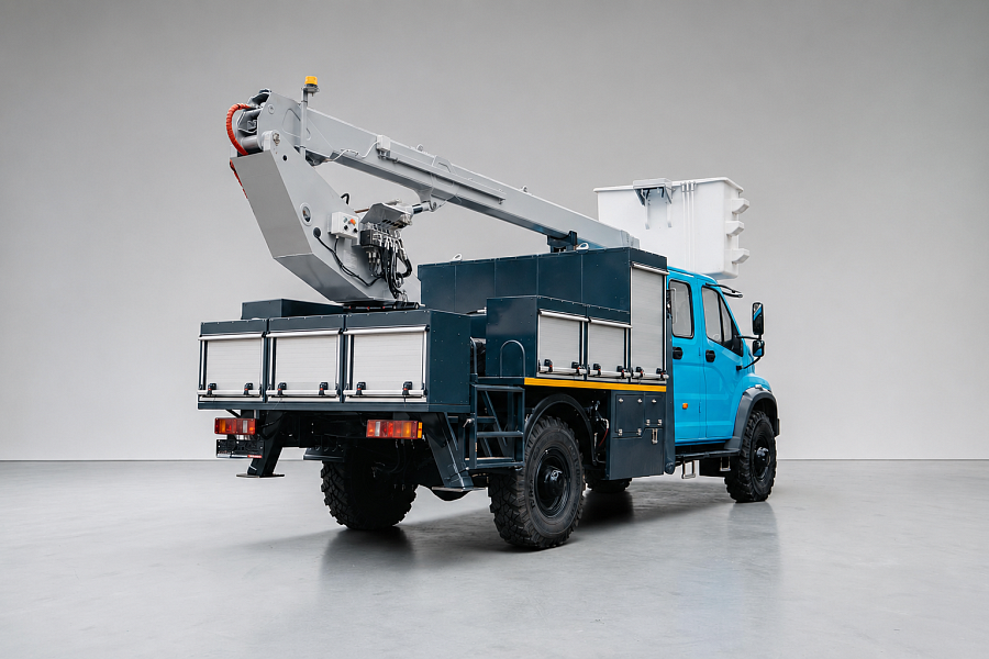 Автогидроподъемник Megalift ПСС-131.18Э для обслуживания электросетей